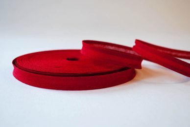 biye 13mm (½”), Pamuk, Cherry Kırmızı