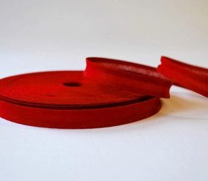 biye 13mm (½”), Pamuk, Scarlet Kırmızı