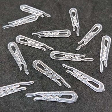 Clear Naylon Shirt Clips 35mm