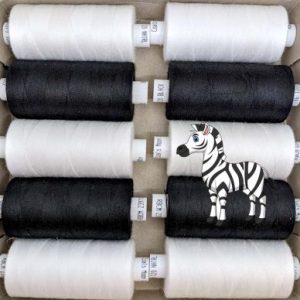 Coats Moon Zebra İpliks, Kutu of 10