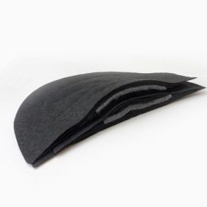 Constructed Shoulder Pads, Siyah