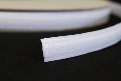 Pamuk CoveKırmızı Boning 12mm, 20m makara, Beyaz