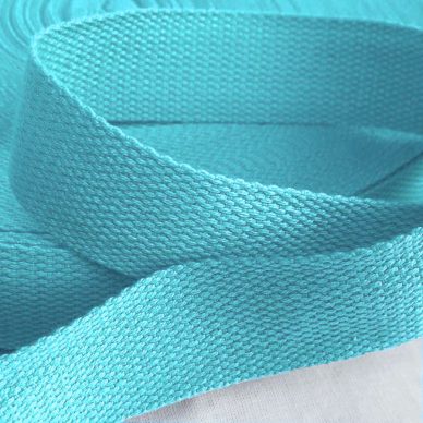 Pamuklu Polyester Şerit 30mm (1¼”), Su Yeşili