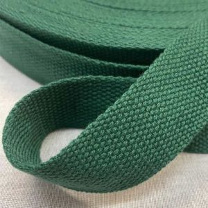 Pamuklu Polyester Şerit 30mm (1¼”), Şişe Yeşili