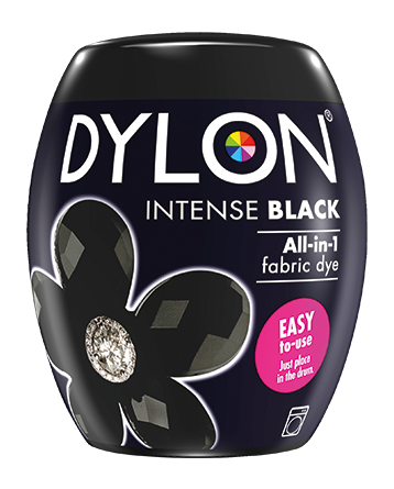 Dylon Kumaş Dye Pods (Makine use), Intense Siyah