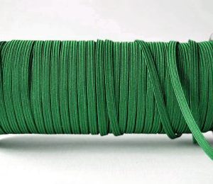 Flat Lastik 05mm, Zümrüt Yeşili