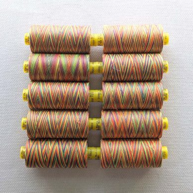 Gutermann Multicolour Mara 70 İplik, 10 x 700m Makaras, Col 9822