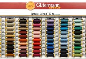 Gutermann Doğal Pamuk İplik, 100m makaras