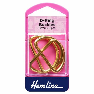 Hemline D halkasıs 32mm, Altın