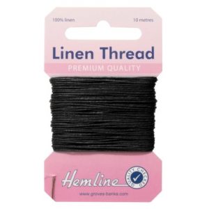 Hemline Keten İplik, Siyah