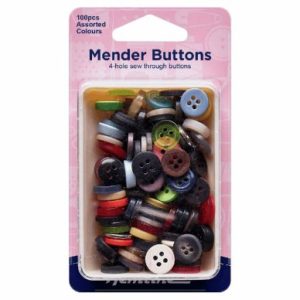 Hemline Mender Düğmes, 100pcs Karışık