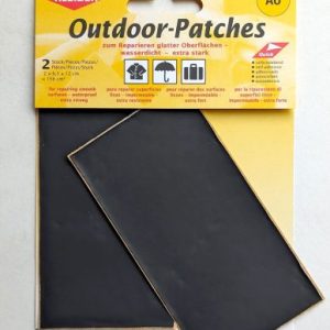 Kleiber Outdoor Self-Yapışkan Patches, Siyah