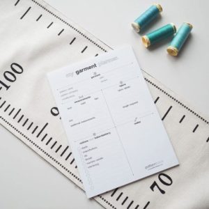 My Garment Planner Notepad
