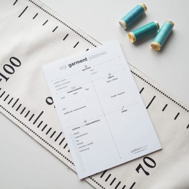 My Garment Planner Notepad