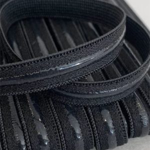 Kaymaz Giysi Lastiği 10mm, Siyah