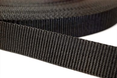 Polypropylene Şerit 25mm, Siyah