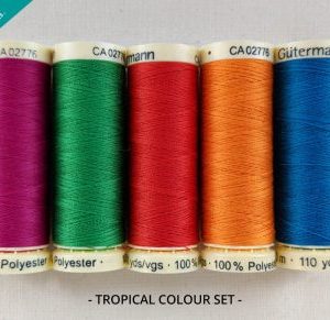 Gutermann Sew All İplik, Karışık Kutu of 5 Makaras
