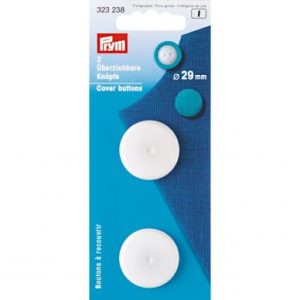 Prym Plastic Cover Düğmes, 29mm Beyaz