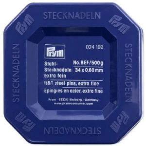 Prym Steel Toplu İğneler, Çok İnce, 500g Kutu