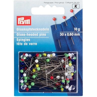 Prym Glass-Headed Toplu İğneler, Karışık Colours