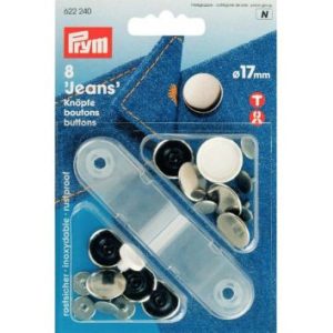 Prym Jeans Düğmes Gümüş 17mm