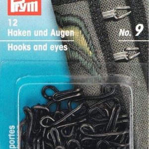 Prym Kopças (için Jerkins) No.9, Siyah