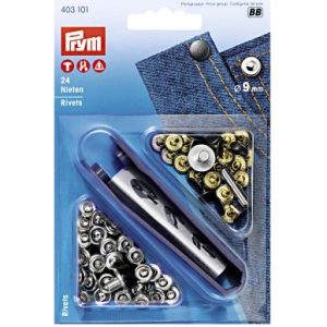 Prym Rivets - 9mm, Gümüş