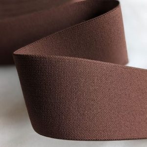 Prym Woven Lastik 50mm (2″), Kahverengi