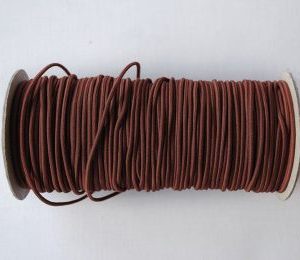 Round Lastik 3mm, Chocolate Kahverengi