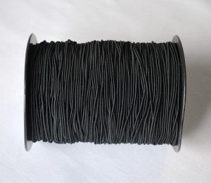 Round Lastik 1½mm, Siyah
