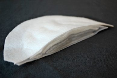 Constructed Shoulder Pads, Beyaz