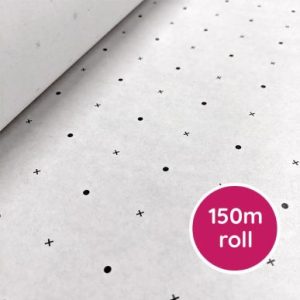 Spot & Cross desen kağıdı (50gsm), 150m Rulo