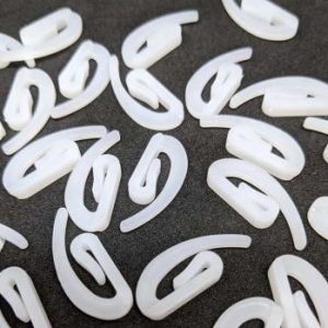 Beyaz Curtain Hooks, Plastic