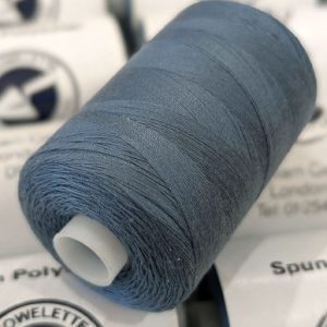 100% Polyester İplik, 1000m Makaras & Kutues, Mavi (211)