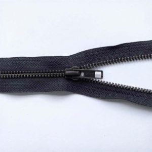 YKK Metal Fermuarlar - RGKC56, Oxidised Siyah Fermuar Ucu, Koyu Lacivert 233 (fazla stok)